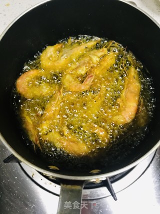 香酥虾的做法步骤：7
