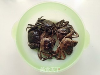 咖喱烧毛蟹的做法步骤：2