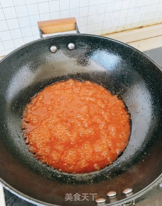 茄汁开背虾的做法步骤：5