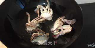鲜香年糕梭子蟹，小美的美食的做法步骤：3