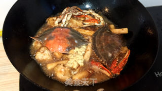 鲜香年糕梭子蟹，小美的美食的做法步骤：9