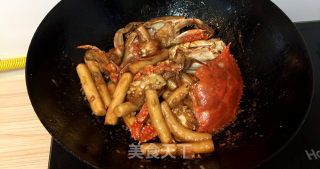 鲜香年糕梭子蟹，小美的美食的做法步骤：11