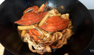 鲜香年糕梭子蟹，小美的美食的做法步骤：10