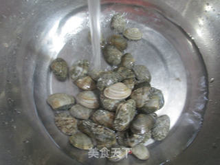 清蒸花蛤的做法步骤：2