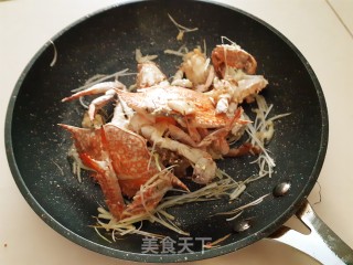 葱姜炒蟹的做法步骤：10