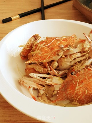 葱姜炒蟹的做法步骤：11