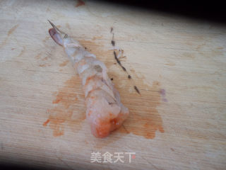 大虾烧韭菜的做法步骤：4