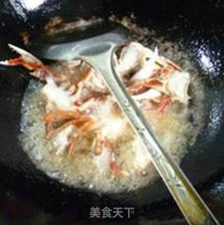 腐竹炒花蟹的做法步骤：6