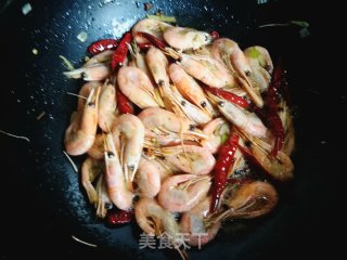 魔鬼椒炒海虾的做法步骤：6