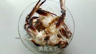 梭子蟹烧年糕的做法步骤：2