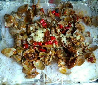 粉丝烤花蛤—烤箱菜的做法步骤：11