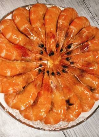 花开富贵茄汁虾的做法步骤：3