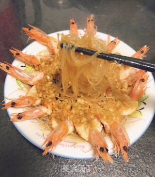 蒜蓉粉丝蒸虾的做法步骤：12