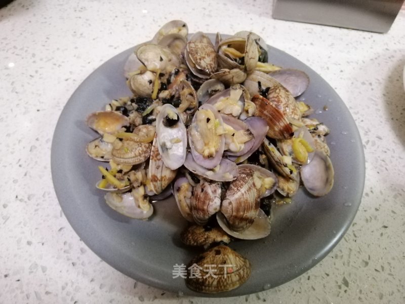 紫苏豉蒜炒蚬的做法