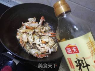 青椒黄瓜炒梭子蟹的做法步骤：6