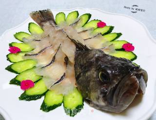 #海鲜#黑鱼刺身的做法步骤：8