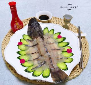 #海鲜#黑鱼刺身的做法步骤：9