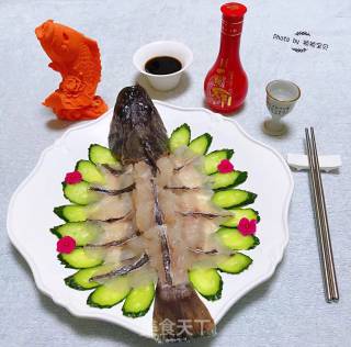#海鲜#黑鱼刺身的做法步骤：14