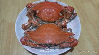 “海鲜”清蒸大螃蟹的做法步骤：5