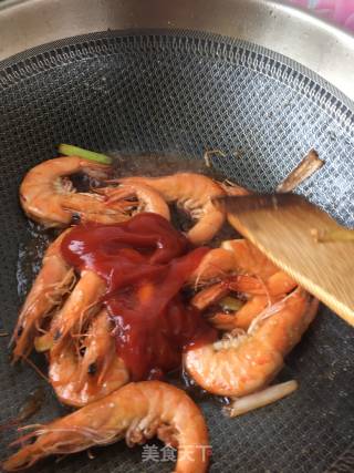 茄汁开背虾的做法步骤：11