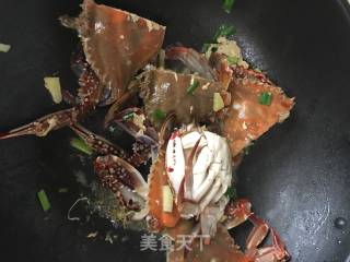 姜葱炒海蟹的做法步骤：6