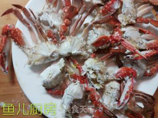 双豆梭子蟹（七星伴月）──“鱼儿厨房”私房菜的做法步骤：10