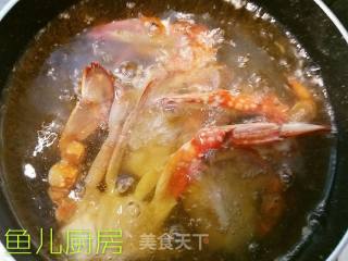 双豆梭子蟹（七星伴月）──“鱼儿厨房”私房菜的做法步骤：11