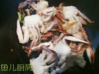 双豆梭子蟹（七星伴月）──“鱼儿厨房”私房菜的做法步骤：26