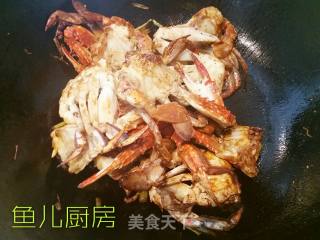 双豆梭子蟹（七星伴月）──“鱼儿厨房”私房菜的做法步骤：27
