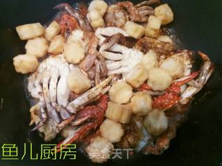 双豆梭子蟹（七星伴月）──“鱼儿厨房”私房菜的做法步骤：28