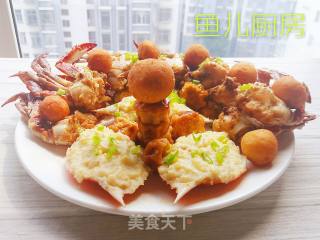 双豆梭子蟹（七星伴月）──“鱼儿厨房”私房菜的做法步骤：30