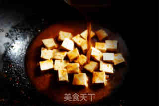 沙茶虾子煨豆腐的做法步骤：7