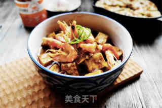 沙茶虾子煨豆腐的做法步骤：9