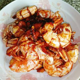红糖油焖虾的做法步骤：10