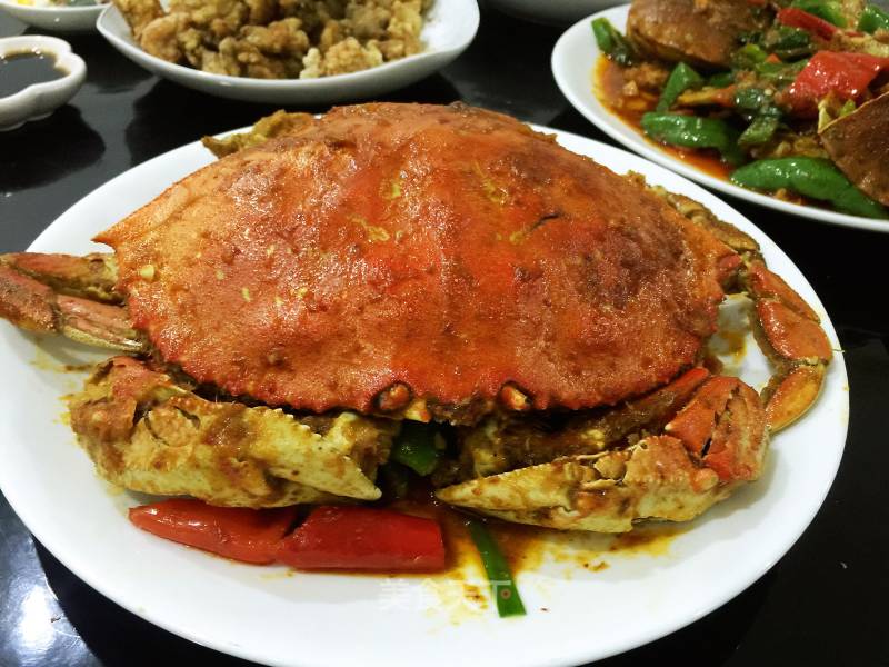 咖喱太子蟹的做法