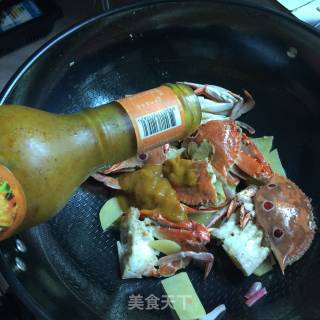 香辣泰式咖喱蟹的做法步骤：8