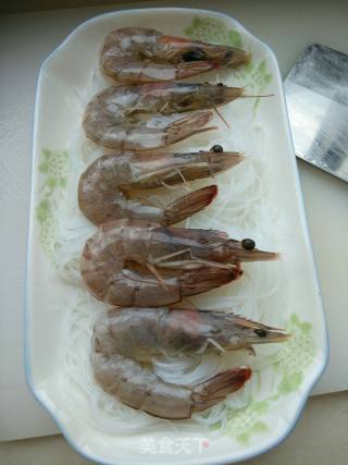 粉丝蒸虾的做法步骤：5