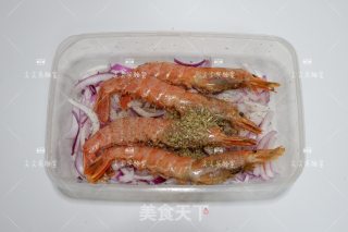 煎烤多味红虾的做法步骤：5