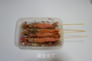 煎烤多味红虾的做法步骤：7
