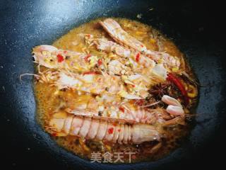 香辣皮皮虾的做法步骤：9