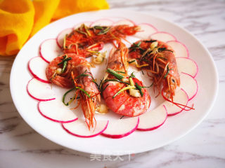 野山蒜煎大虾的做法步骤：8