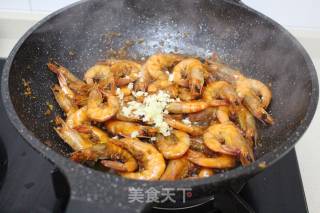 雪花蒜香基围虾的做法步骤：11