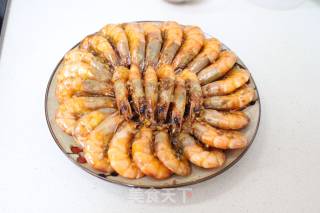 雪花蒜香基围虾的做法步骤：12