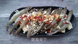 腐竹蒸虾的做法步骤：6