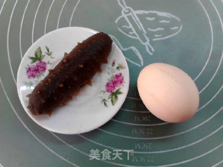  #御寒美食#海参煎蛋的做法步骤：1