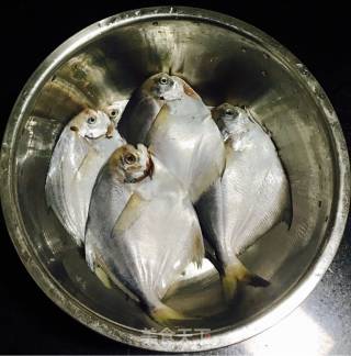 干煎银鲳鱼的做法步骤：1