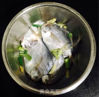 干煎银鲳鱼的做法步骤：3