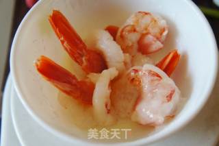 芝士焗南瓜凤尾虾的做法步骤：4