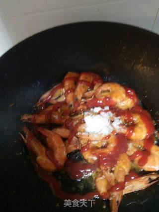 茄汁大虾的做法步骤：5