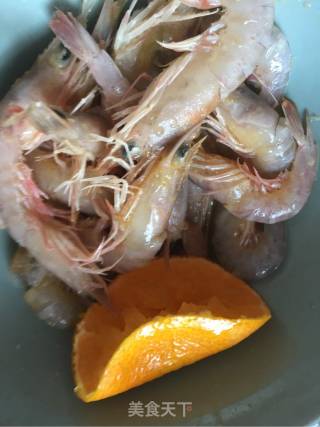 橙味虾的做法步骤：2